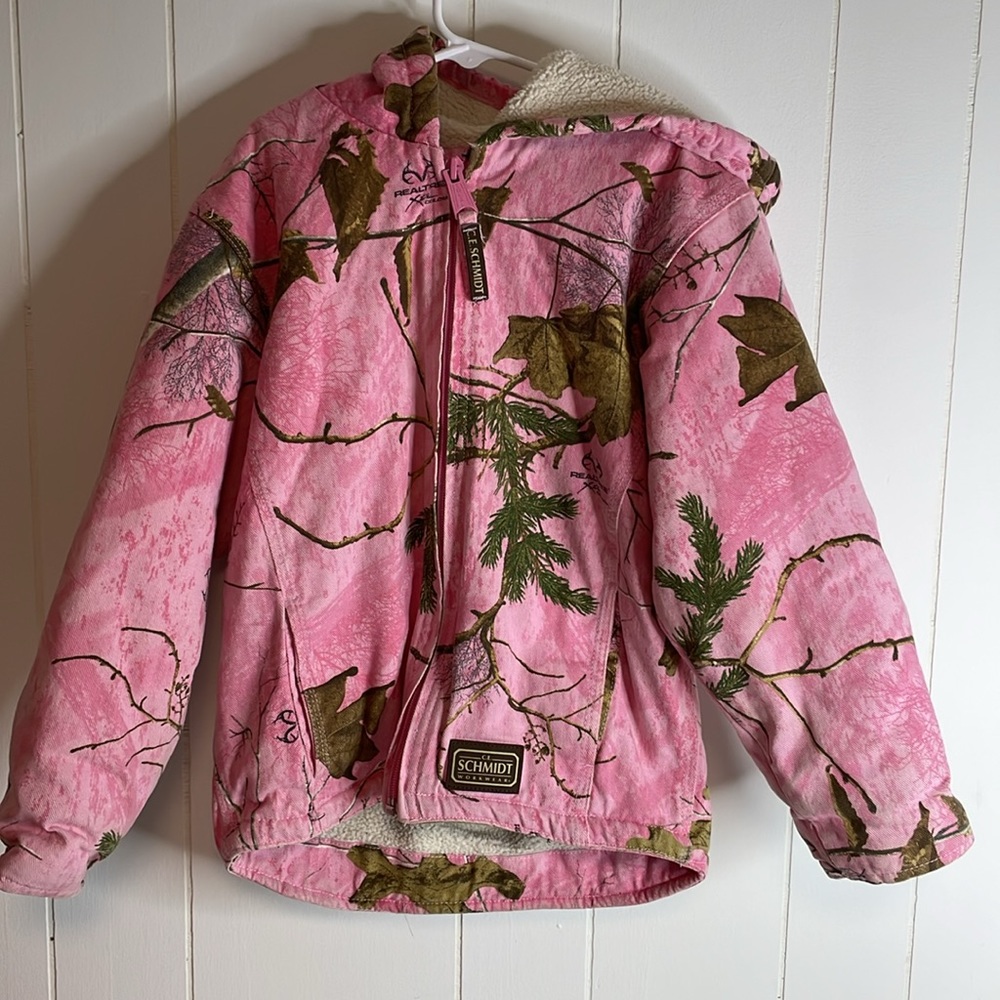 Little Girls Camo Jacket